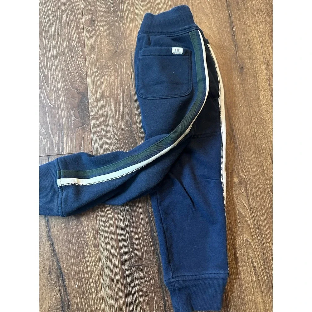 Gap navy blue sweatpants xs track‎ sweats stripe fall
